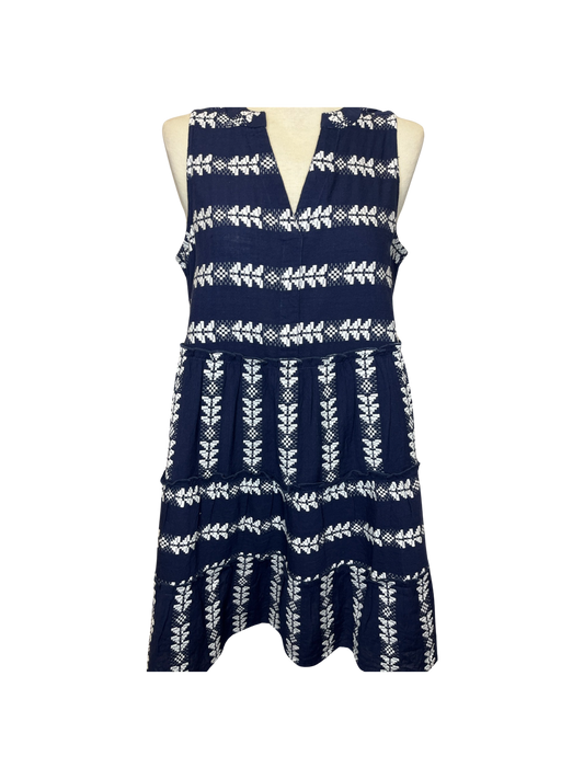 Angelica Yarn Dye Dress Navy