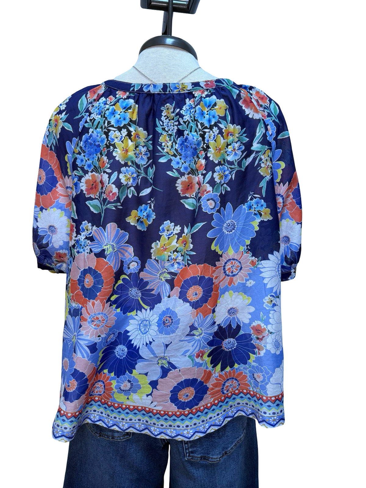 Avah Button Down Shirt Tiana Scarf