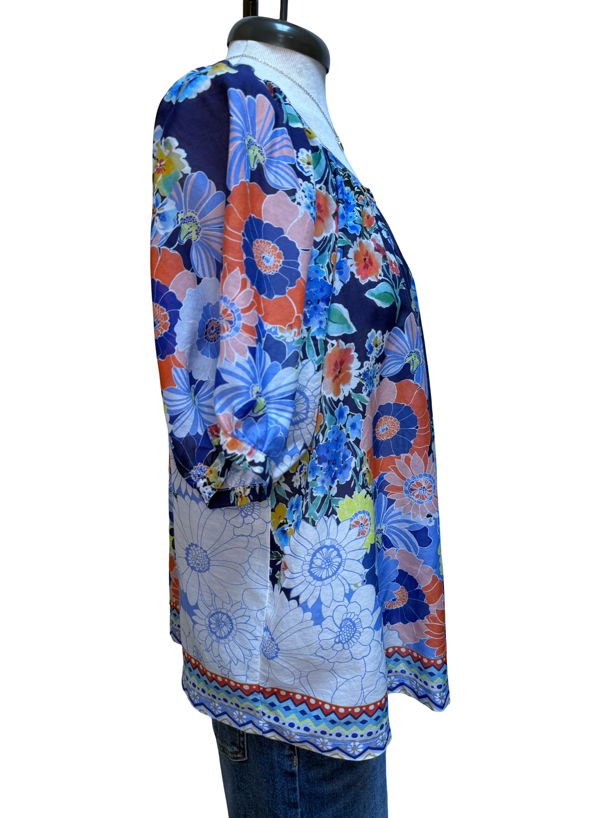 Avah Button Down Shirt Tiana Scarf