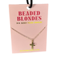 BB Cross Charm Necklace Gold