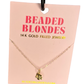 BB Texas A&M University Logo Charm Necklace Gold
