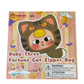 Baby Three Fortune Cat Zipper Bag Plush Blind Box