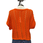 Ballast Crochet Sweater Top Tiger Lily
