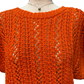 Ballast Crochet Sweater Top Tiger Lily