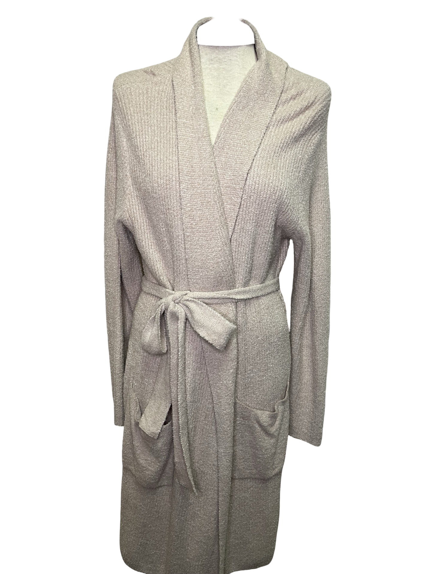 Cozy Chic Lite Ribbed Robe- Faded Rose Pearl