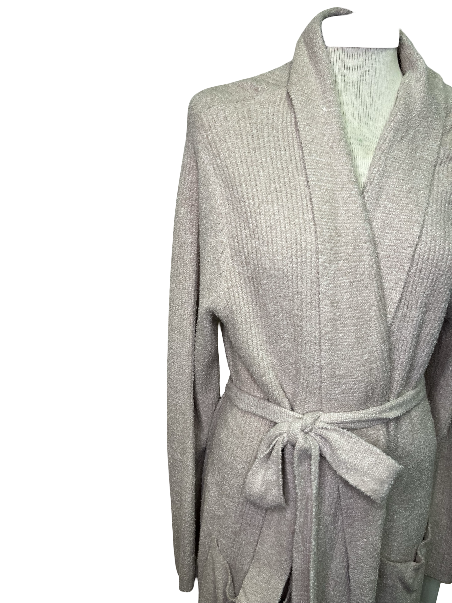 Cozy Chic Lite Ribbed Robe- Faded Rose Pearl
