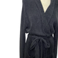 Cozy Chic Lite Ribbed Robe Black