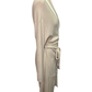 Cozy Chic Ultra Lite Tipped Short Robe Stone/Pearl