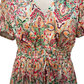 Boho Tile Motif Midi Dress