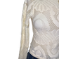 Seamless Jacquard Top Cream