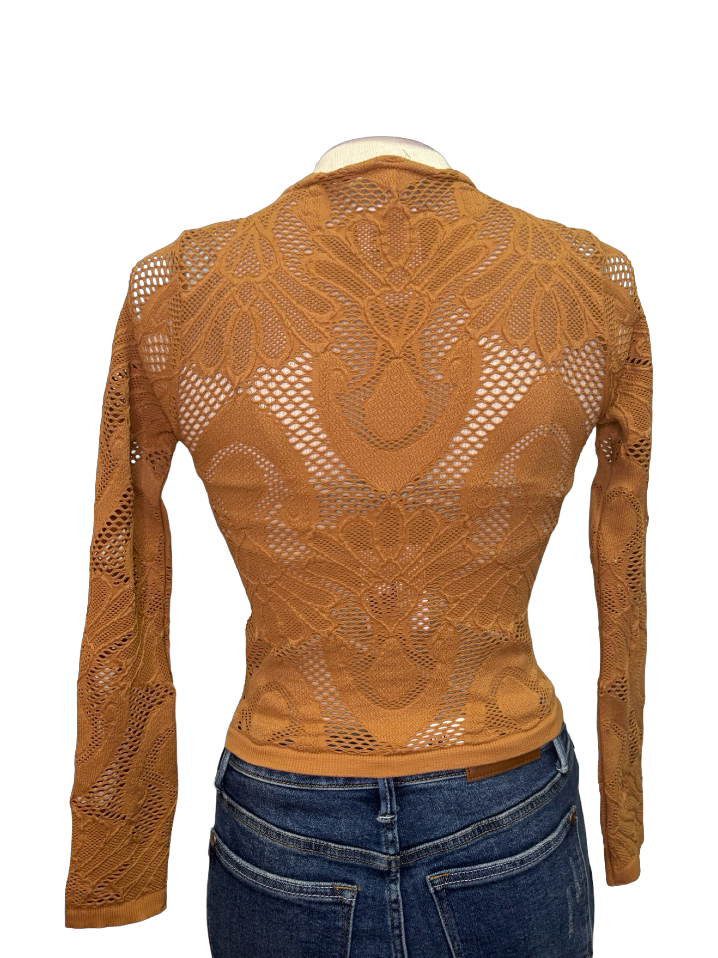 Seamless Jacquard Top Golden Granola