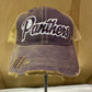 Panthers Purple/White Bling Hat