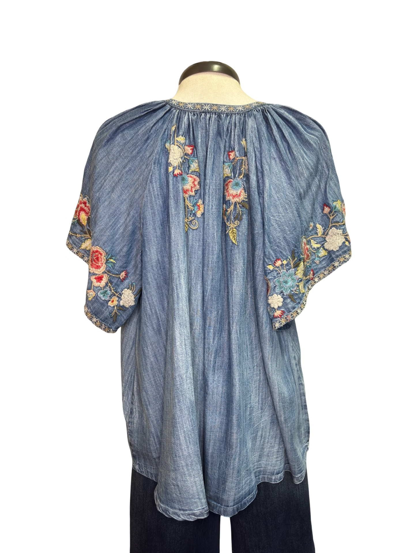 Betty Blouse Denim Blue