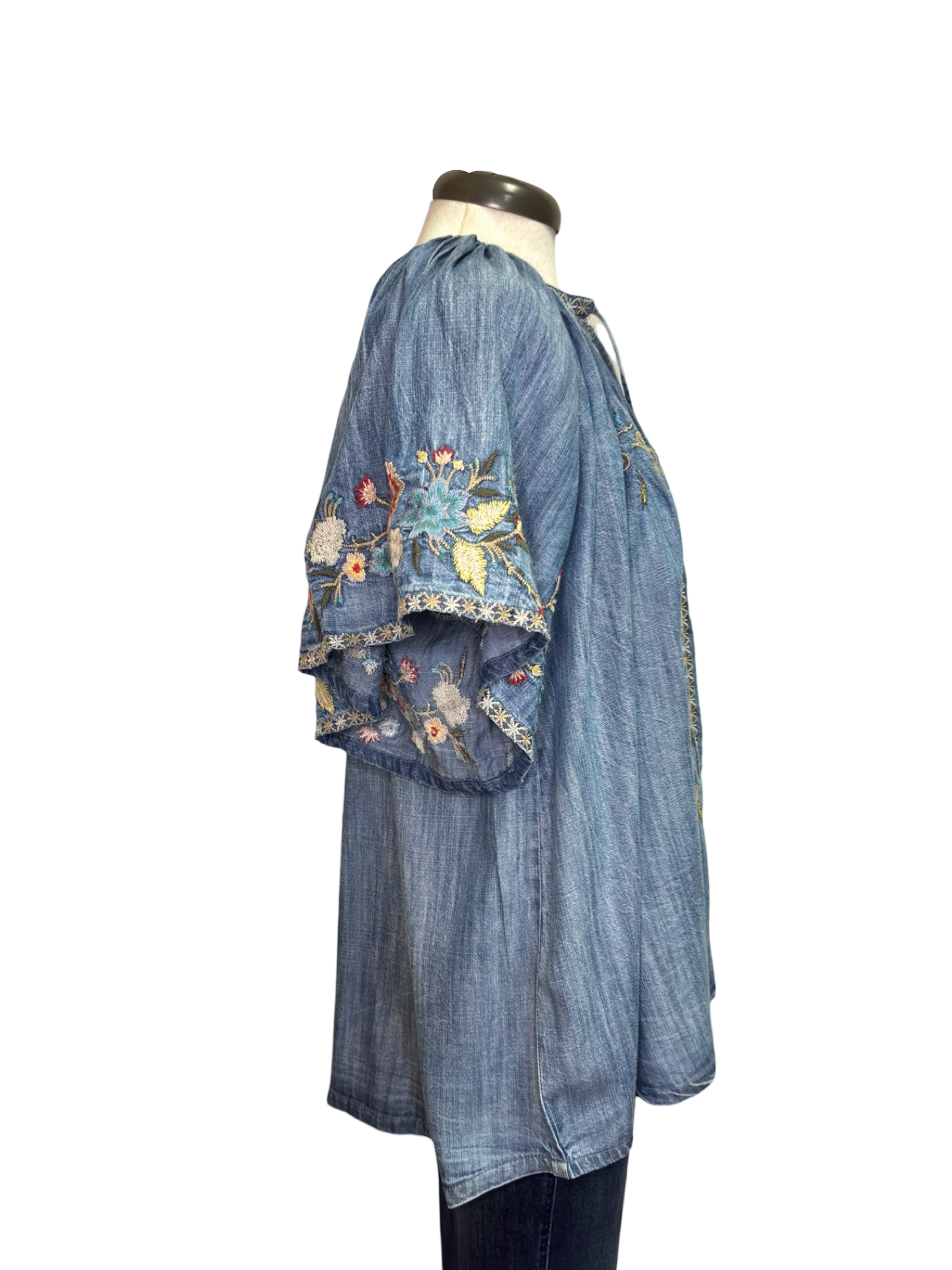 Betty Blouse Denim Blue