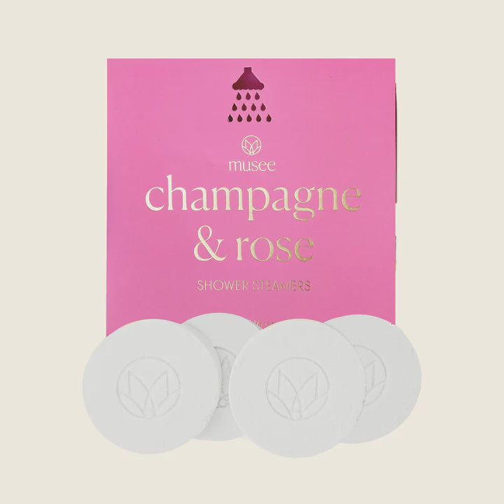 Champagne and Rose Shower Steamers