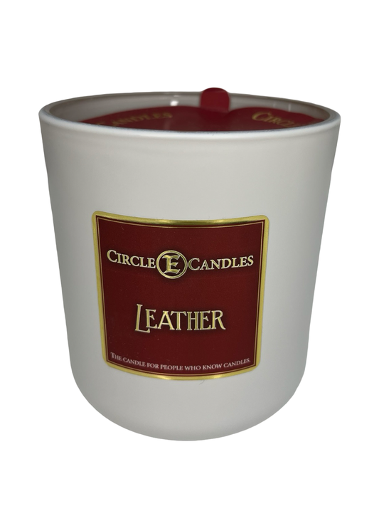Circle E 14oz Candle Leather