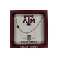 Texas A&M Side Set Logo Necklace