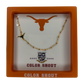 UT Side Set Logo Necklace