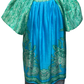 Floral Paisley Blouse Aqua Blue