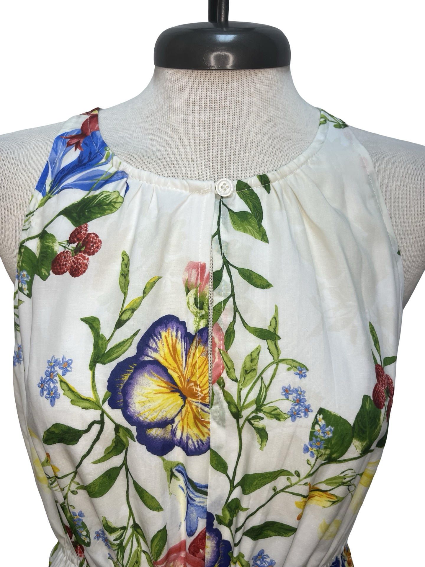 Floral Sleeveless Midi Dress