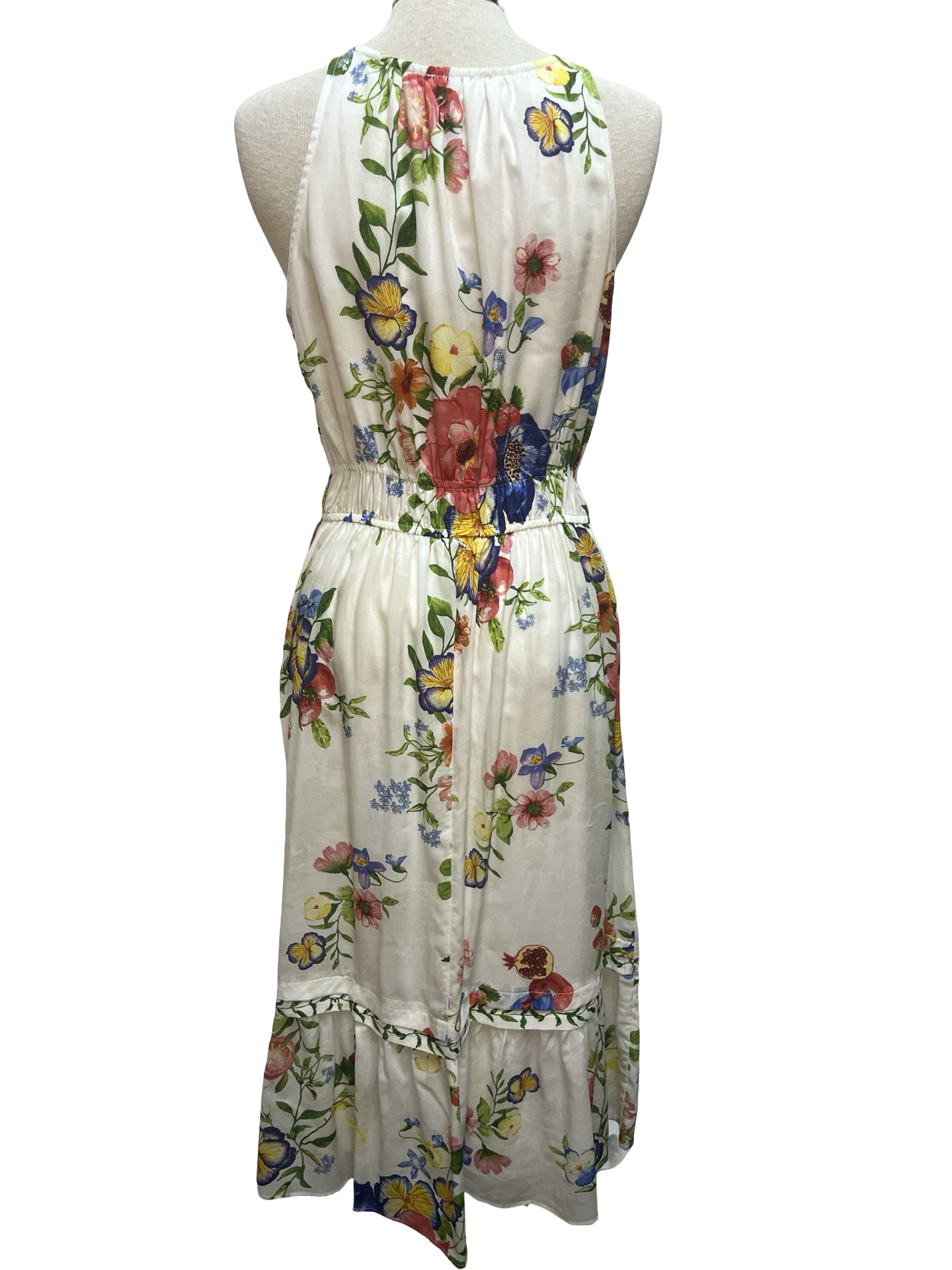 Floral Sleeveless Midi Dress