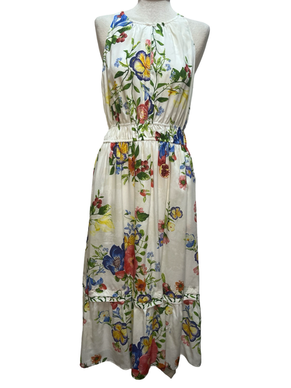Floral Sleeveless Midi Dress
