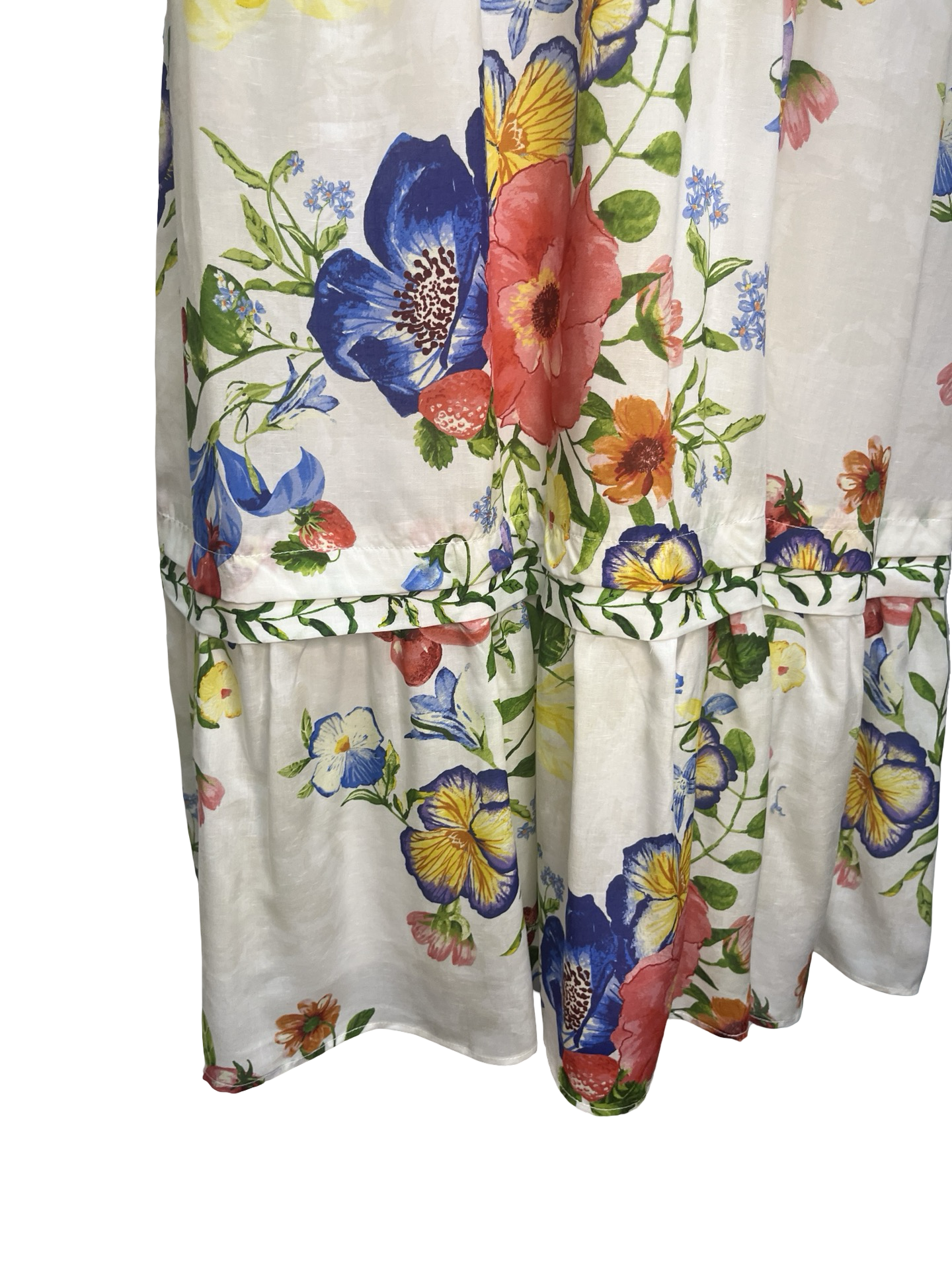 Floral Sleeveless Midi Dress