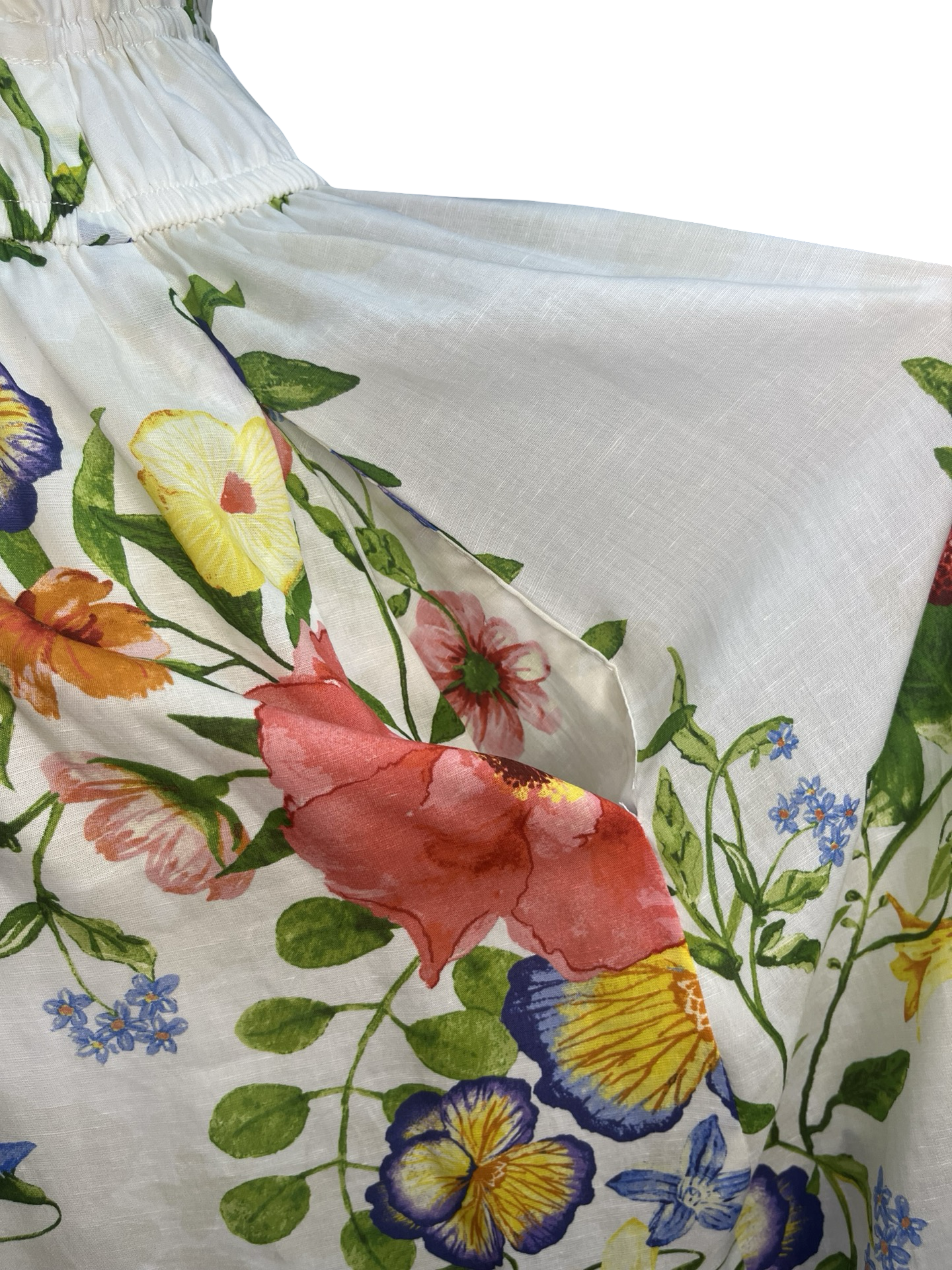 Floral Sleeveless Midi Dress