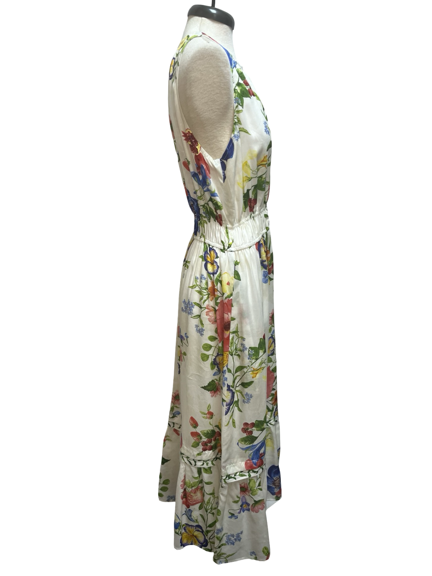 Floral Sleeveless Midi Dress