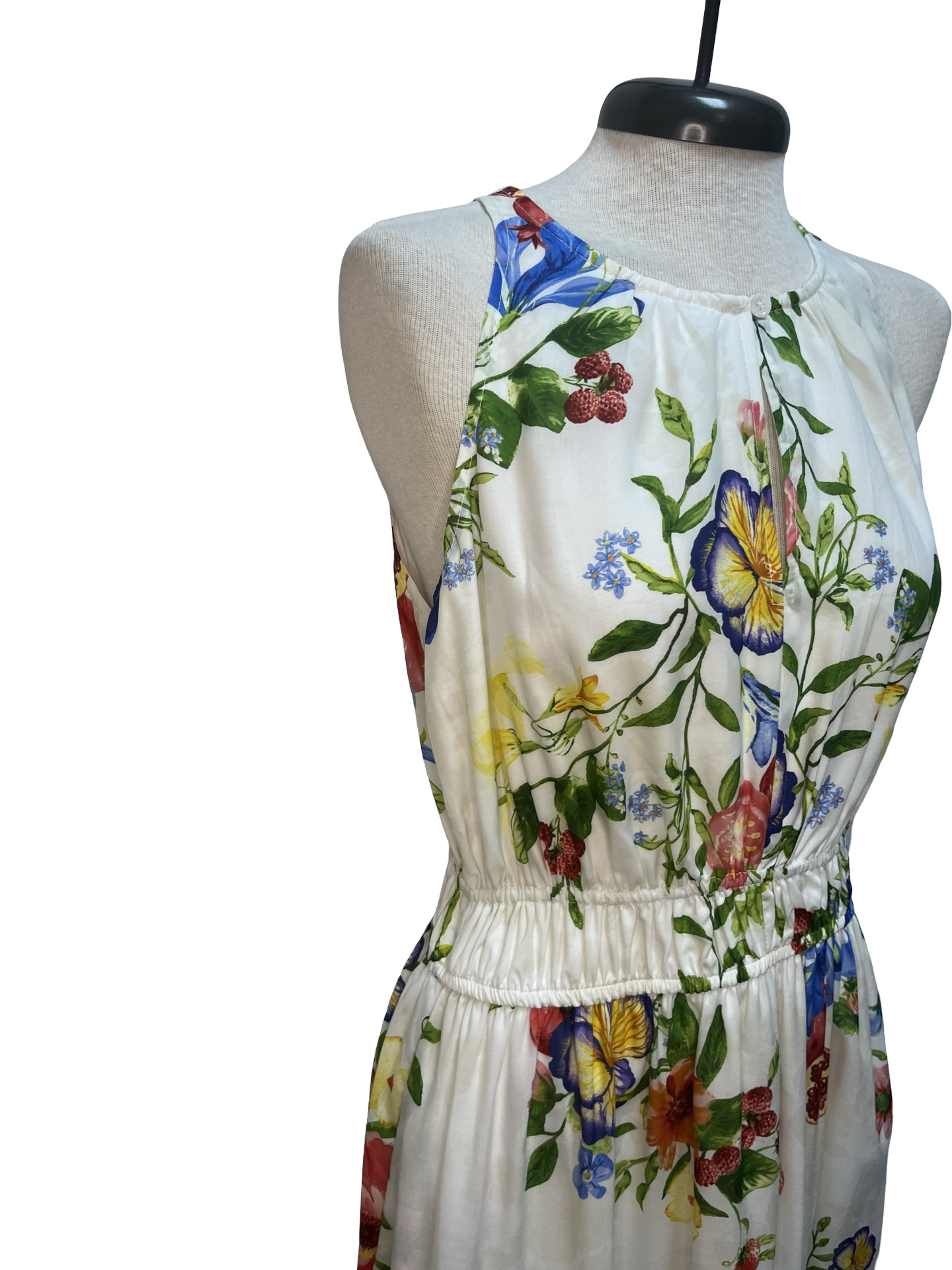 Floral Sleeveless Midi Dress