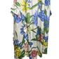 Floral Split Neck Midi Dress