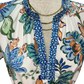 Tiered Midi Dress Blue Multi