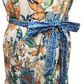 Tiered Midi Dress Blue Multi