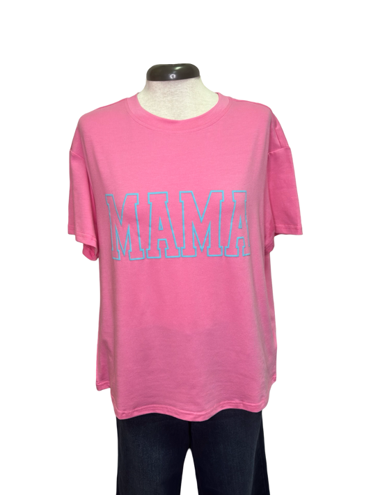 Bright Pink MAMA Tee