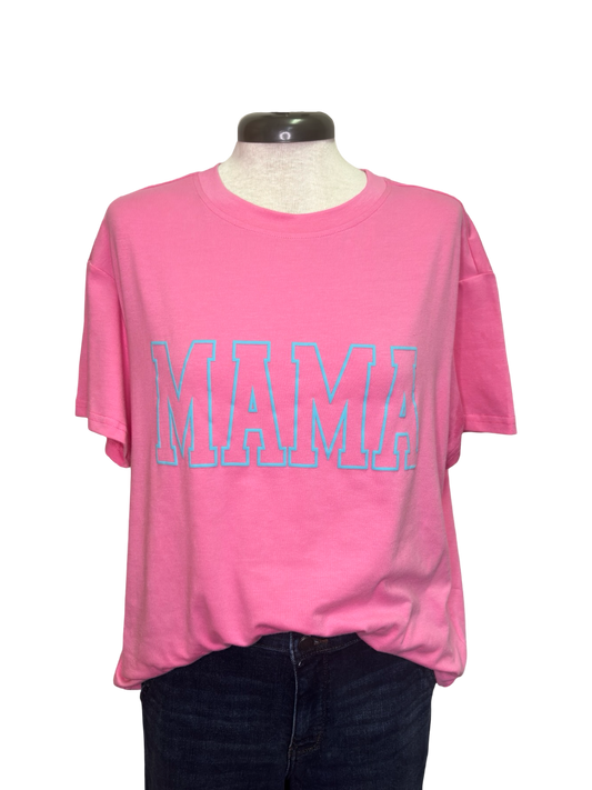 Bright Pink MAMA Tee