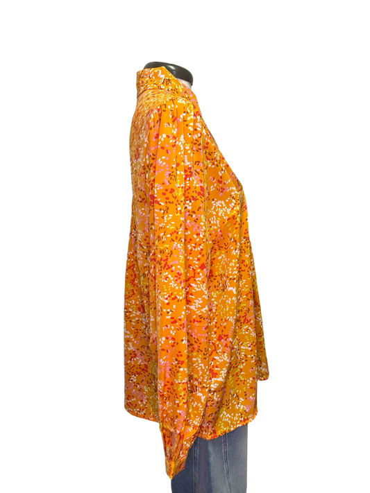 Orange You Pretty Babydoll Blouse