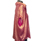Rosy Red Metallic Sheen Button Shirt