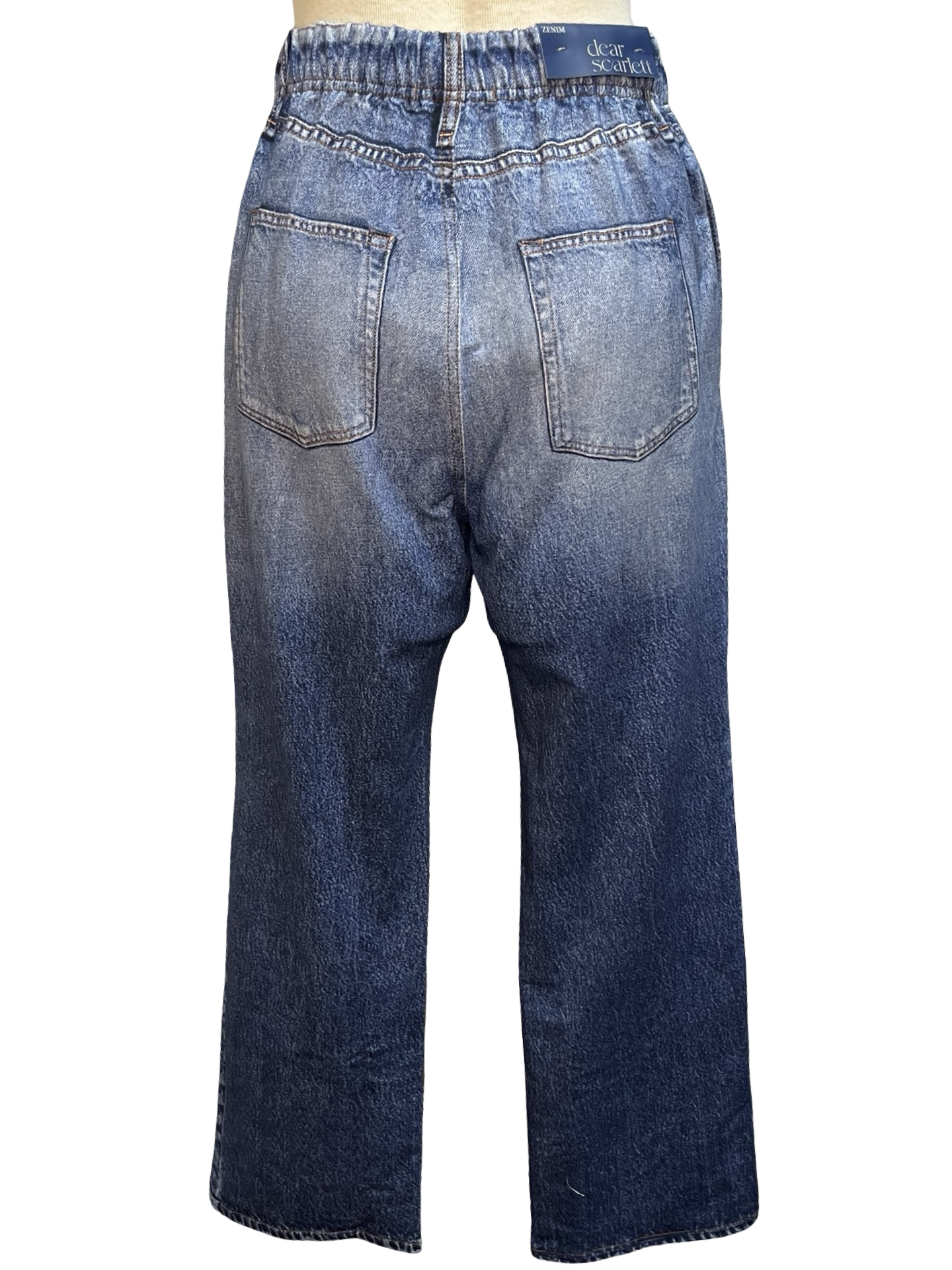 Zenim Straight Pants Regular Classic Denim