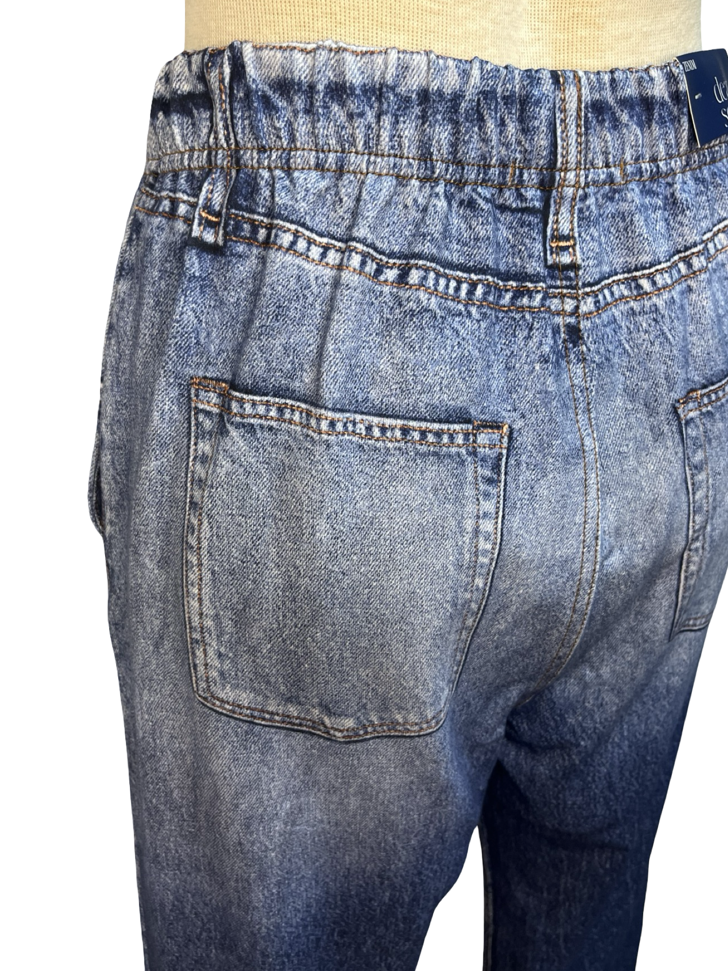 Zenim Straight Pants Regular Classic Denim