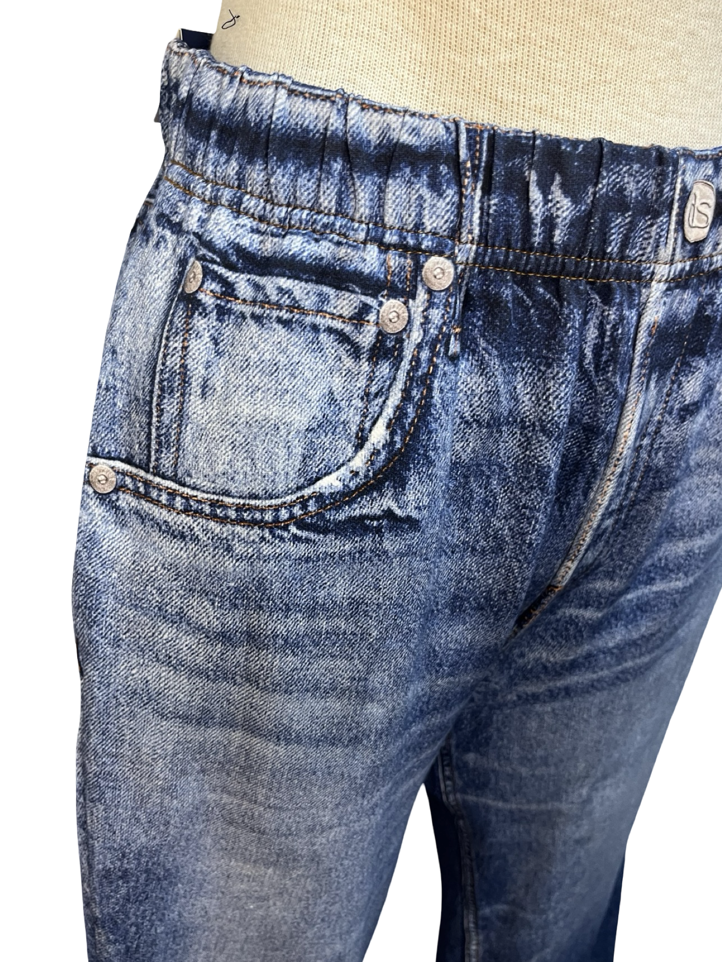 Zenim Straight Pants Regular Classic Denim