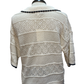 Denman Crochet Polo Sweater Sandstone