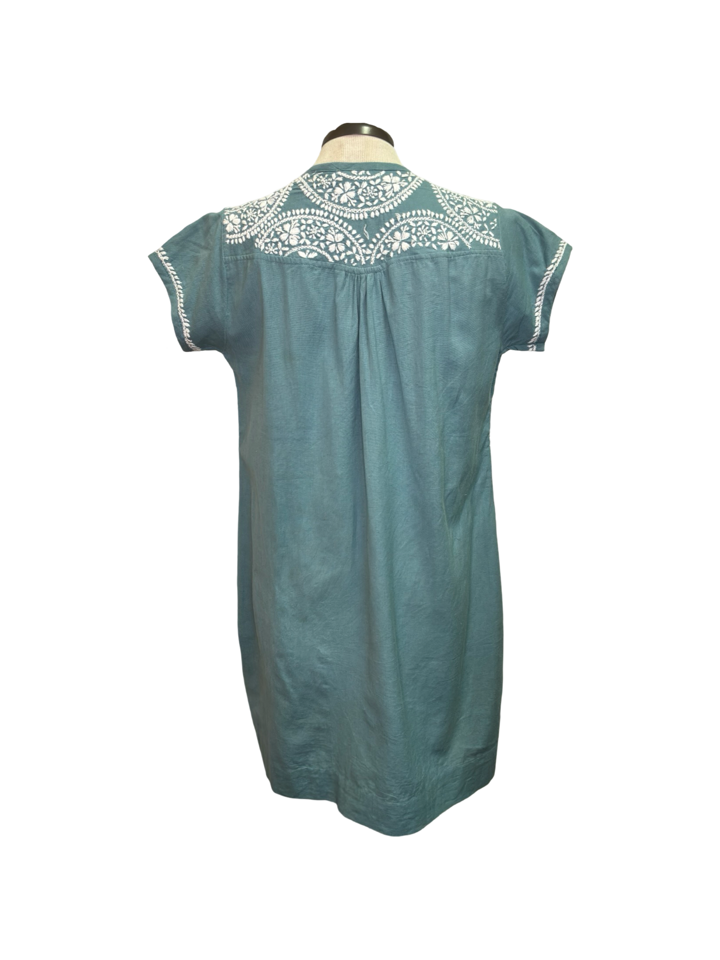 Ava Embroidered Dress Sage