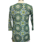 Riley Cotton Tunic Teal Olive