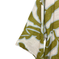 Tropical Collared Top Olive White