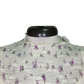 Ditsy Floral Printed Lace Top Ivory