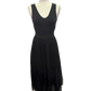 Dot Mesh Wide Lace Skirt Black