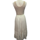 Dot Mesh Wide Lace Skirt Ivory