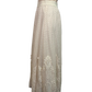 Dot Mesh Wide Lace Skirt Ivory