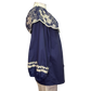 Embroidered Cotton Poplin Blouse Blueberry