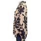 Printed Rayon Challis Top Natural Ash